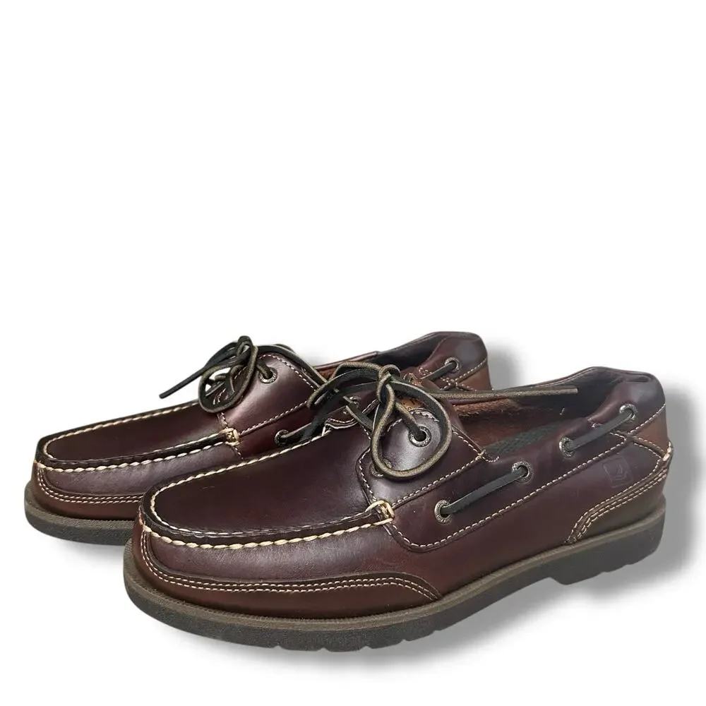 Sperry Top Sider Stingray Mens Sz 8.5 Leather Boat Shoes New No Box Style 05786